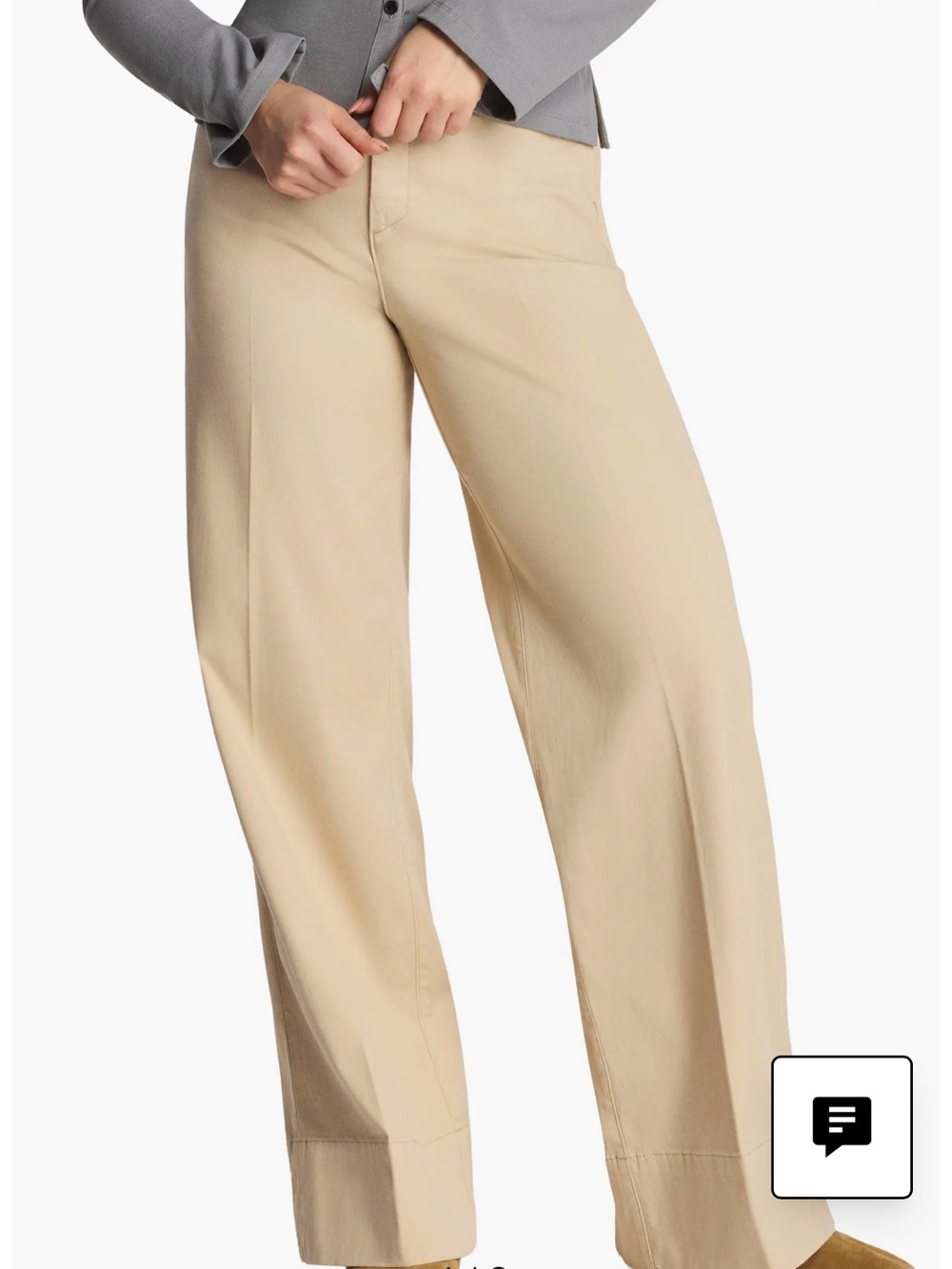SPANXsupersmooth™ Stretch Twill Wide Leg Pant